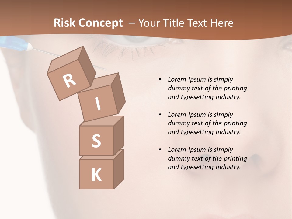 Eyebrow Brow Eye PowerPoint Template