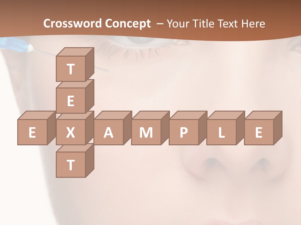 Eyebrow Brow Eye PowerPoint Template