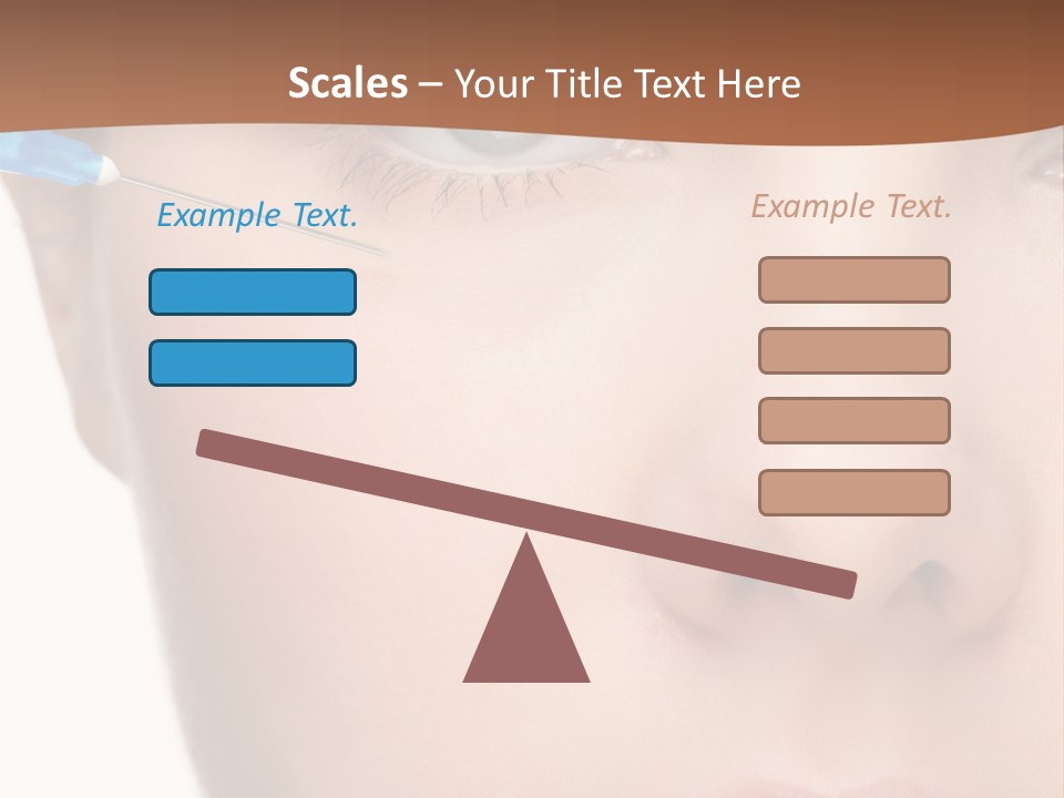 Eyebrow Brow Eye PowerPoint Template