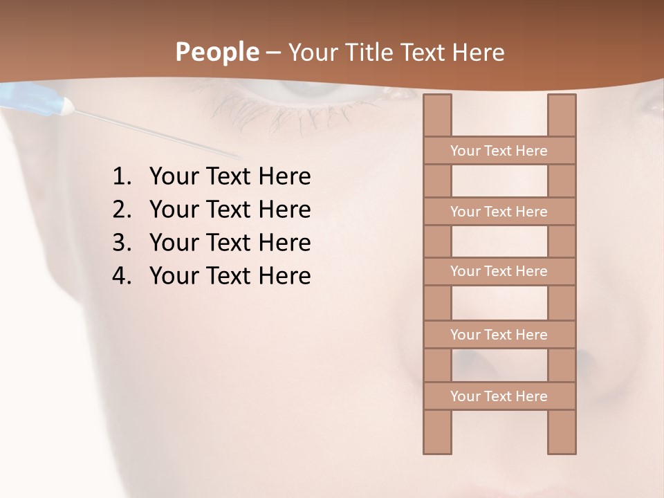 Eyebrow Brow Eye PowerPoint Template