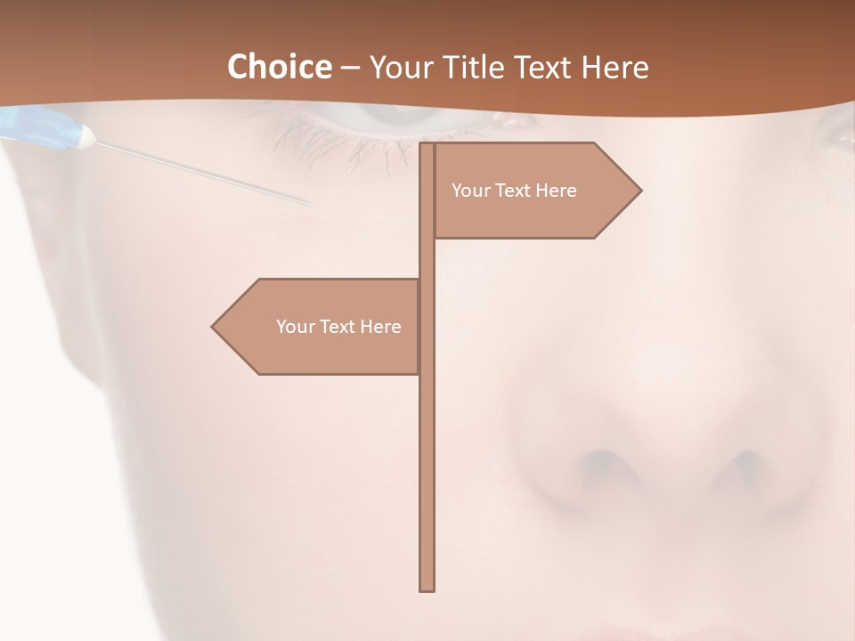 Eyebrow Brow Eye PowerPoint Template