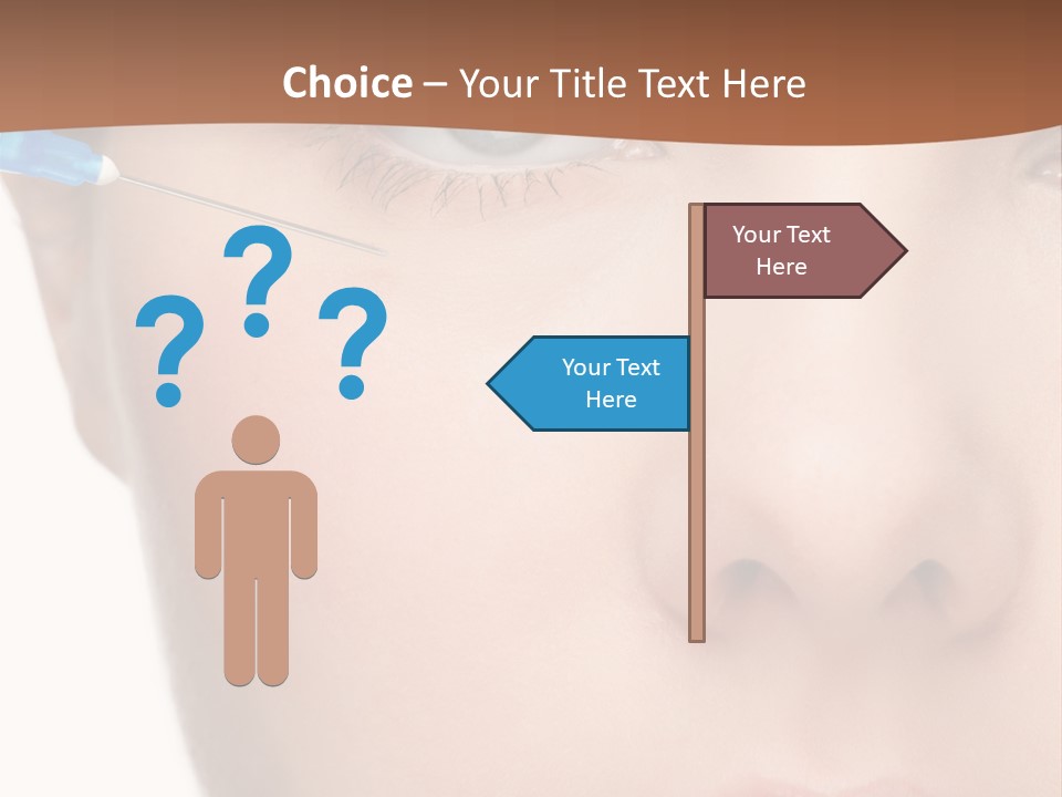 Eyebrow Brow Eye PowerPoint Template