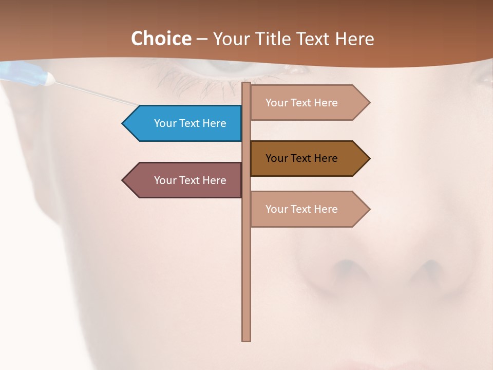 Eyebrow Brow Eye PowerPoint Template