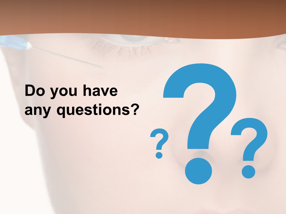 Eyebrow Brow Eye PowerPoint Template