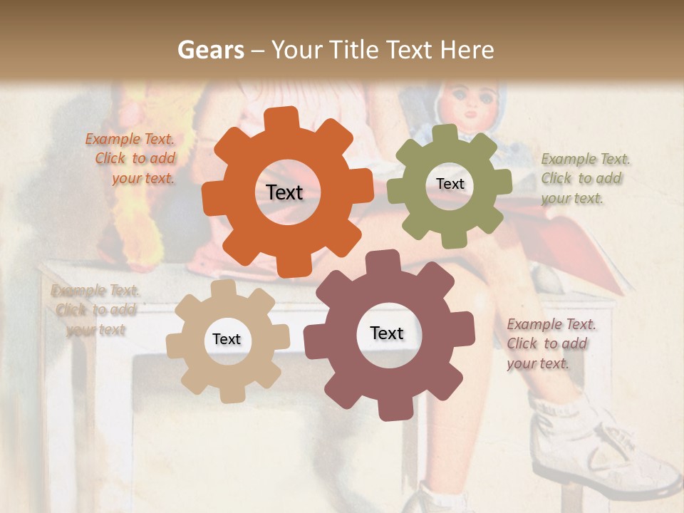 Germany Girl Collection PowerPoint Template