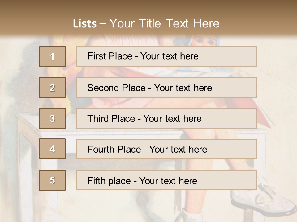 Germany Girl Collection PowerPoint Template