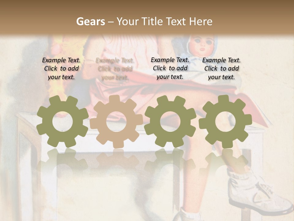 Germany Girl Collection PowerPoint Template