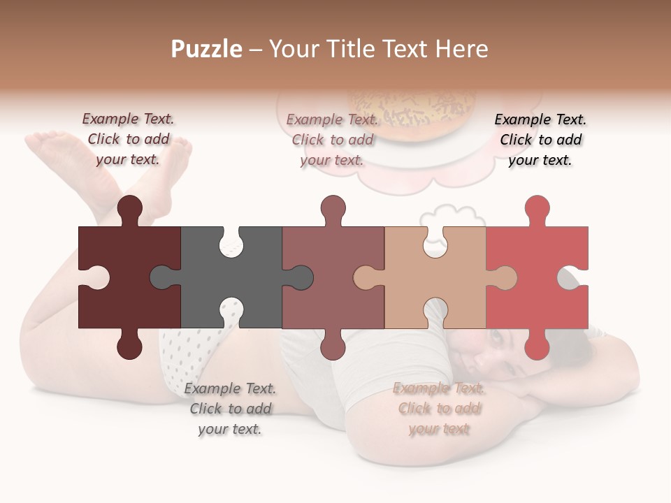 Fatty Food Lazy PowerPoint Template