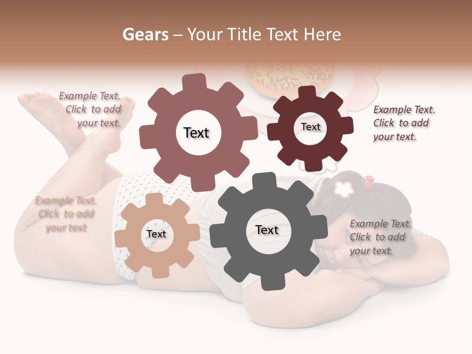 Fatty Food Lazy PowerPoint Template