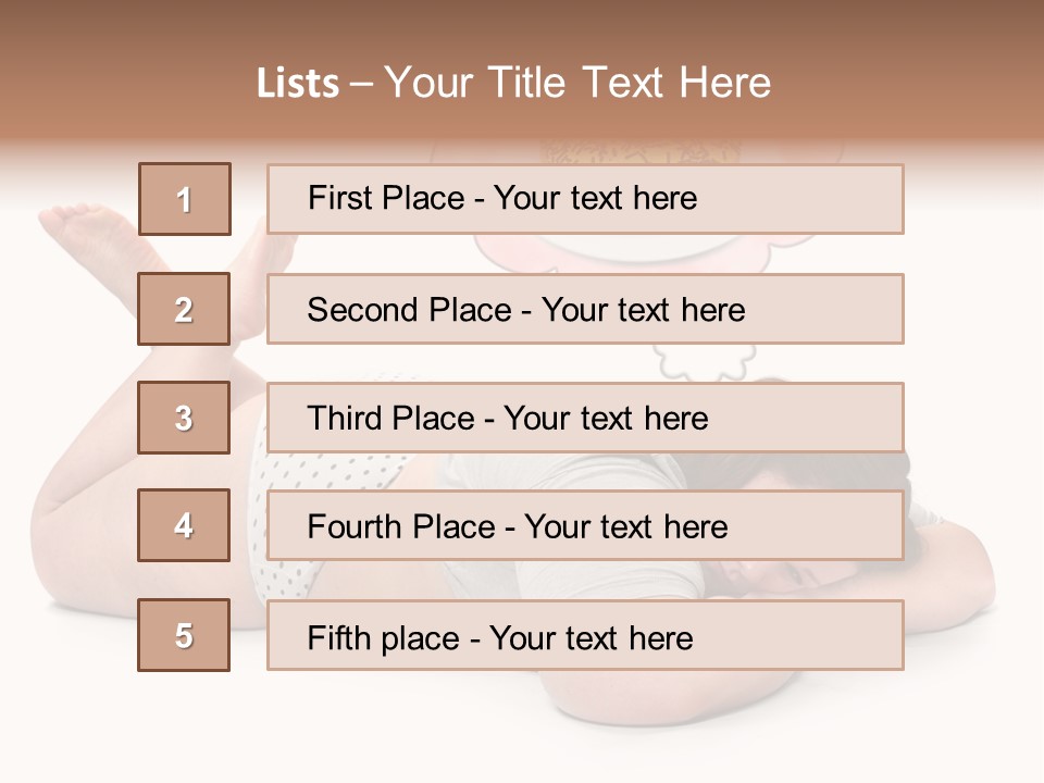 Fatty Food Lazy PowerPoint Template