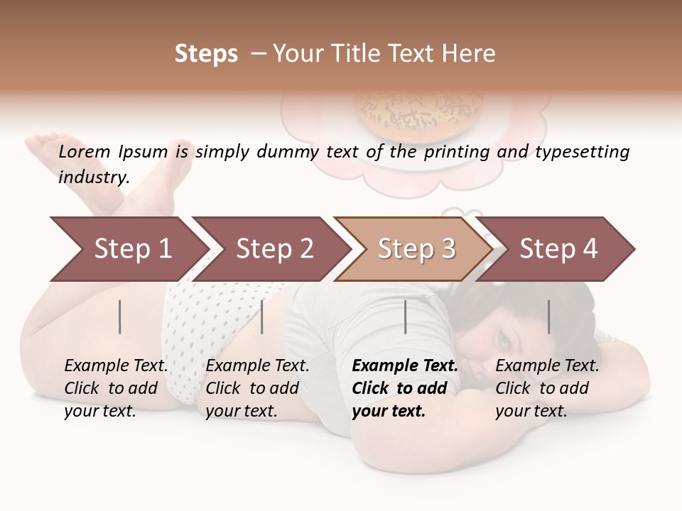 Fatty Food Lazy PowerPoint Template