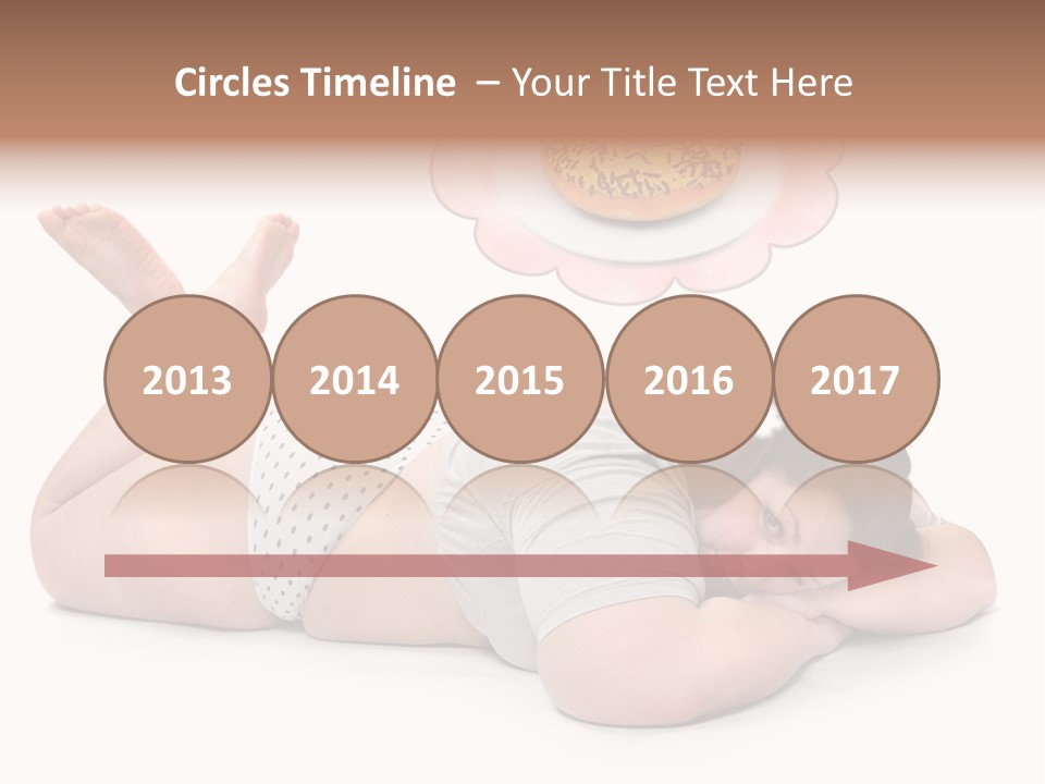 Fatty Food Lazy PowerPoint Template