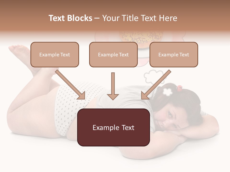 Fatty Food Lazy PowerPoint Template