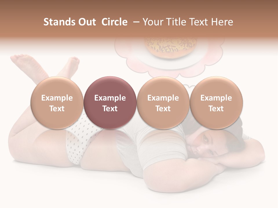 Fatty Food Lazy PowerPoint Template