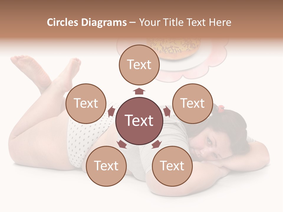 Fatty Food Lazy PowerPoint Template