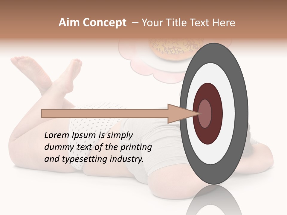 Fatty Food Lazy PowerPoint Template