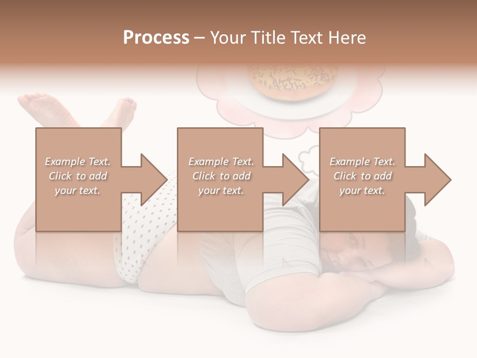 Fatty Food Lazy PowerPoint Template