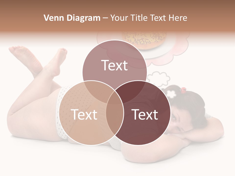 Fatty Food Lazy PowerPoint Template