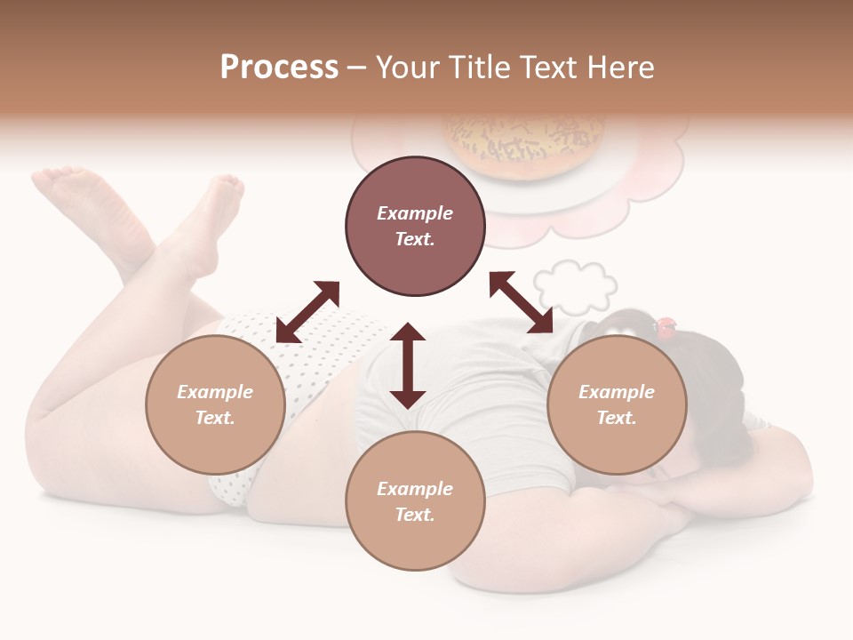 Fatty Food Lazy PowerPoint Template