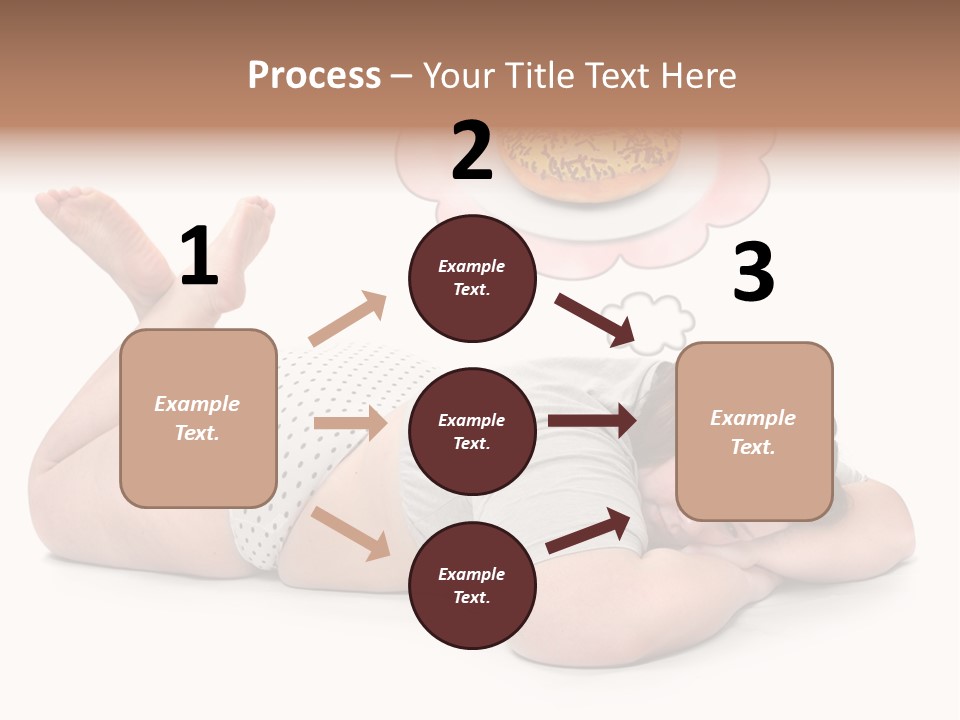 Fatty Food Lazy PowerPoint Template