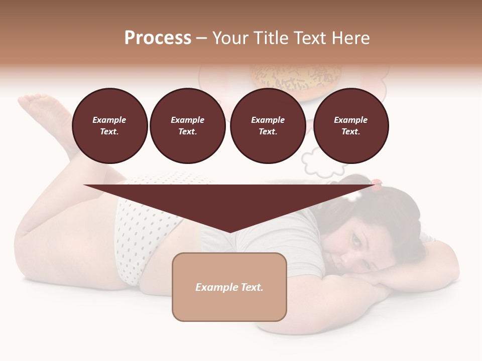 Fatty Food Lazy PowerPoint Template