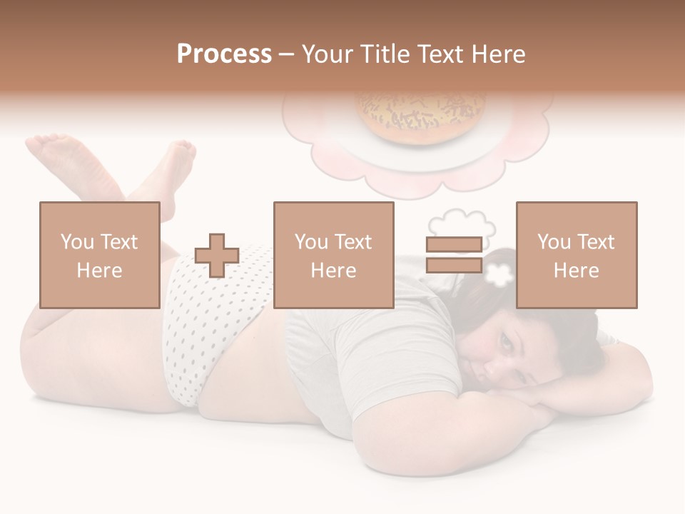 Fatty Food Lazy PowerPoint Template