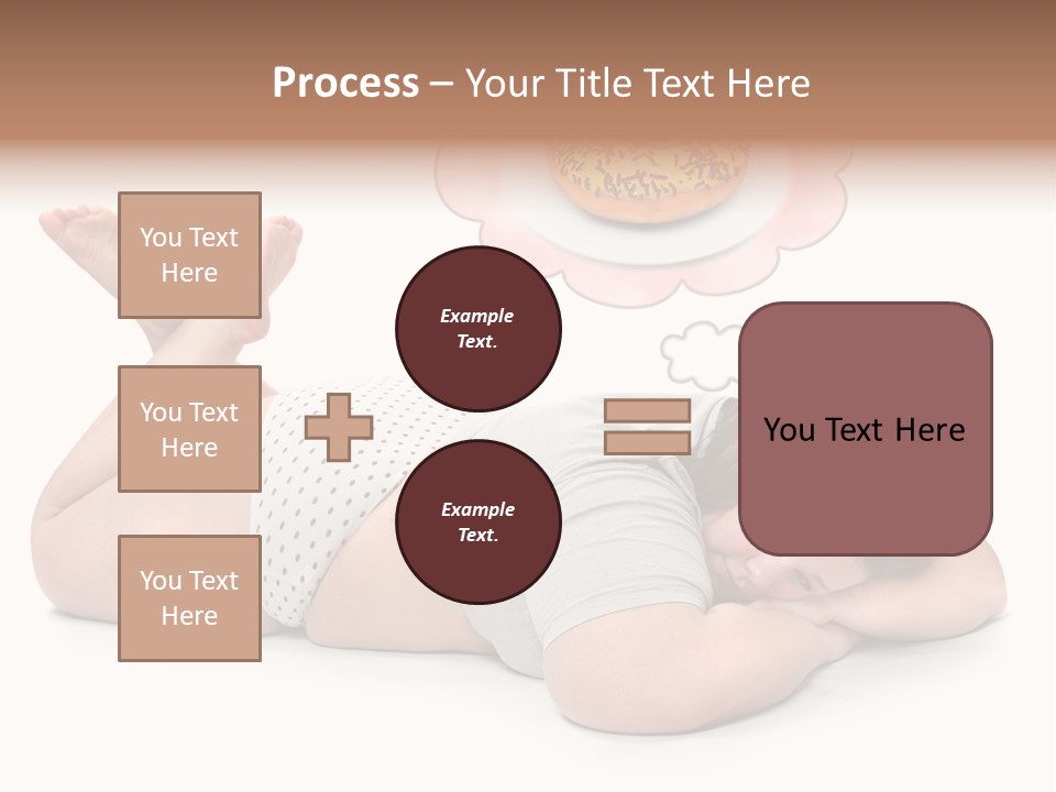 Fatty Food Lazy PowerPoint Template