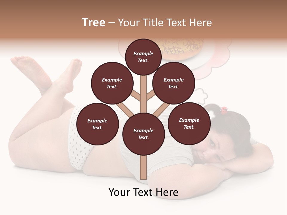 Fatty Food Lazy PowerPoint Template