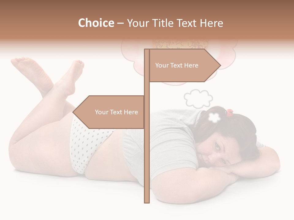 Fatty Food Lazy PowerPoint Template