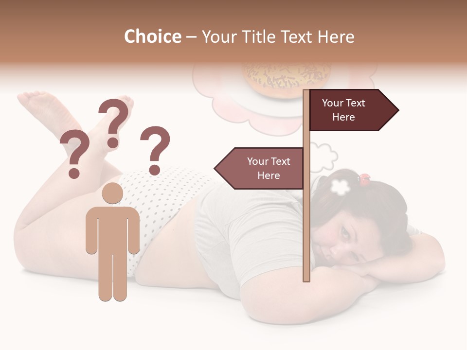 Fatty Food Lazy PowerPoint Template