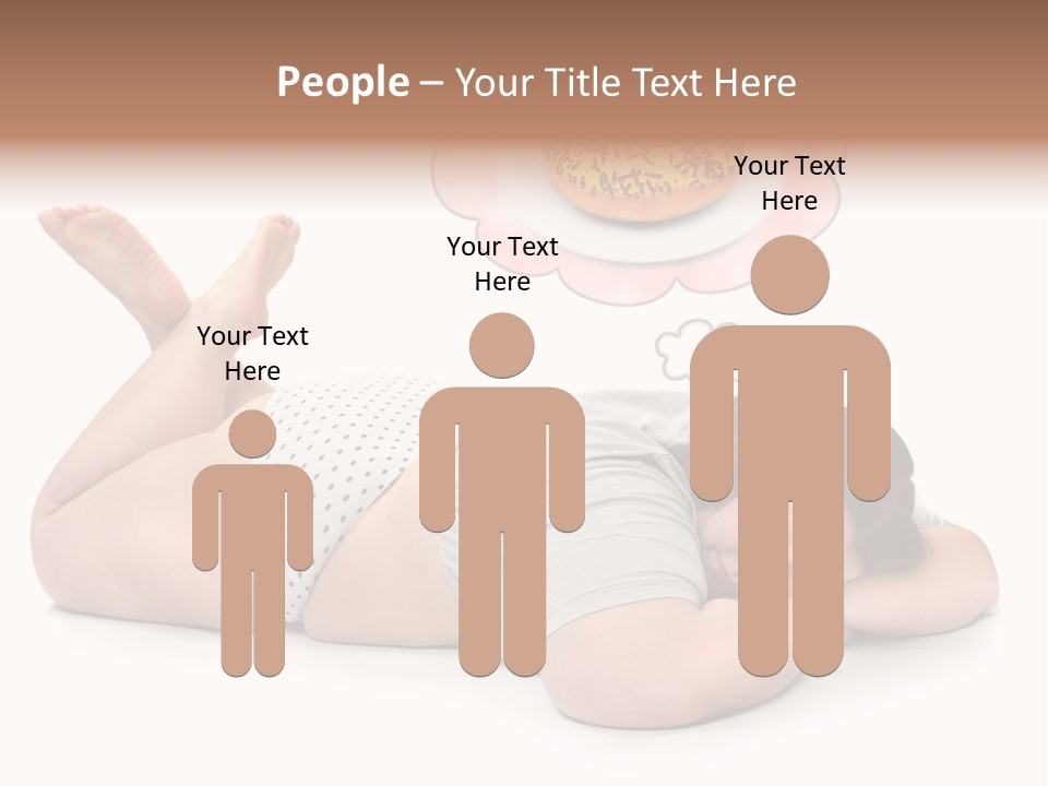 Fatty Food Lazy PowerPoint Template