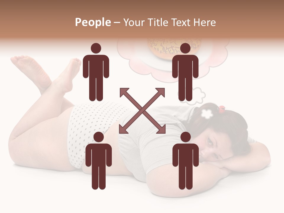 Fatty Food Lazy PowerPoint Template