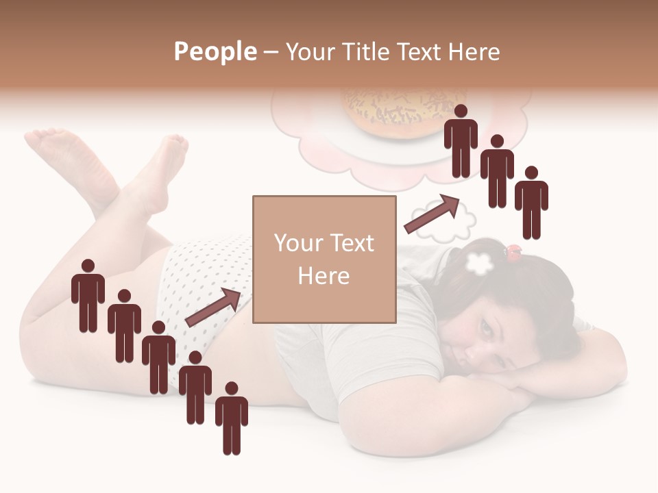 Fatty Food Lazy PowerPoint Template