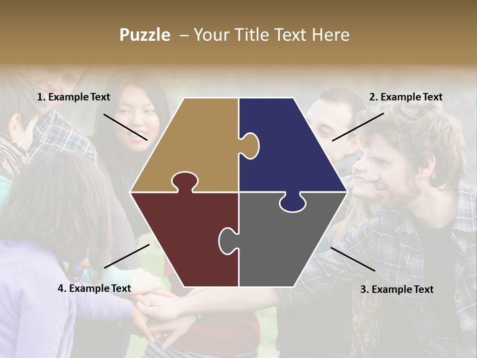 Partnership Enjoyment People PowerPoint Template