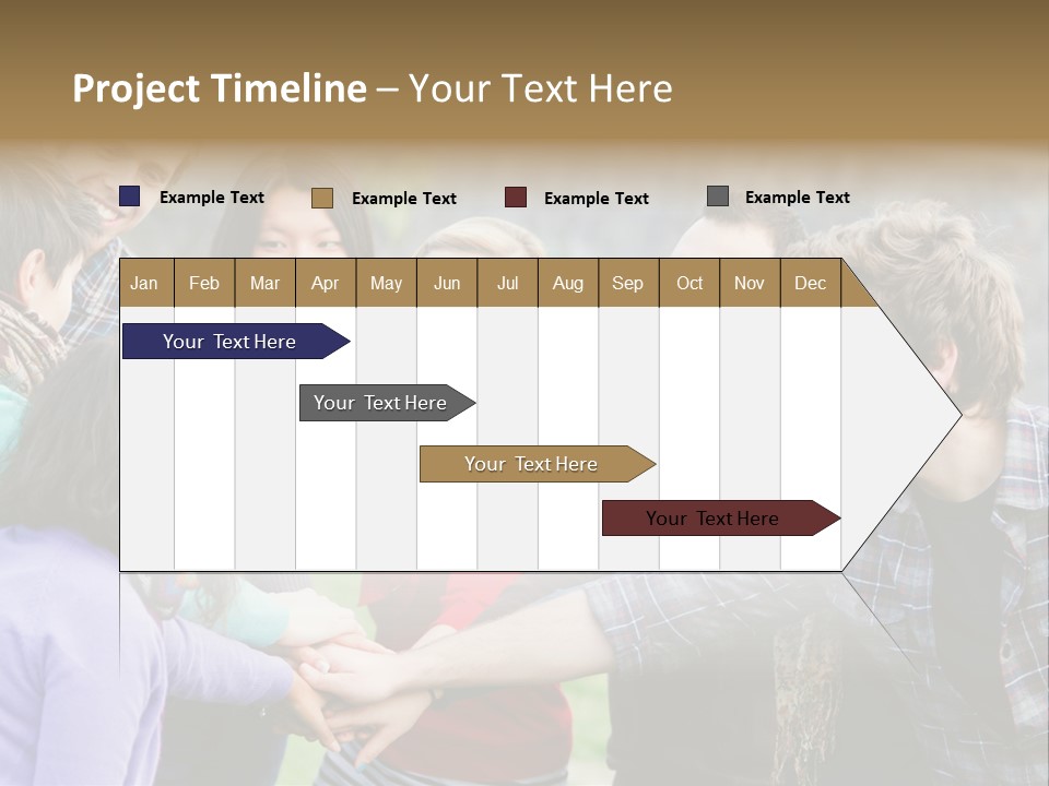 Partnership Enjoyment People PowerPoint Template