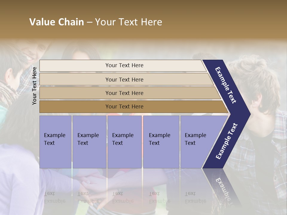Partnership Enjoyment People PowerPoint Template
