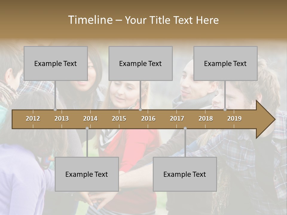 Partnership Enjoyment People PowerPoint Template