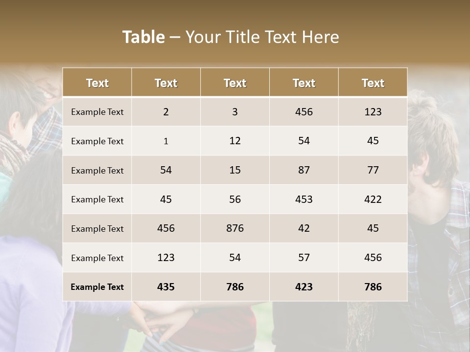 Partnership Enjoyment People PowerPoint Template