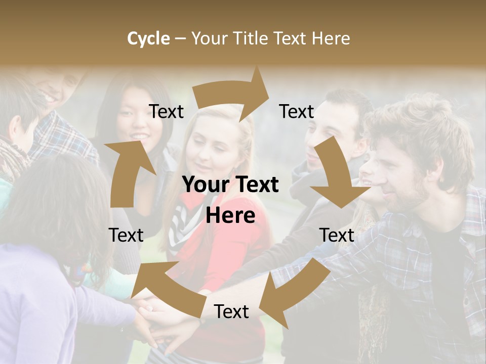Partnership Enjoyment People PowerPoint Template
