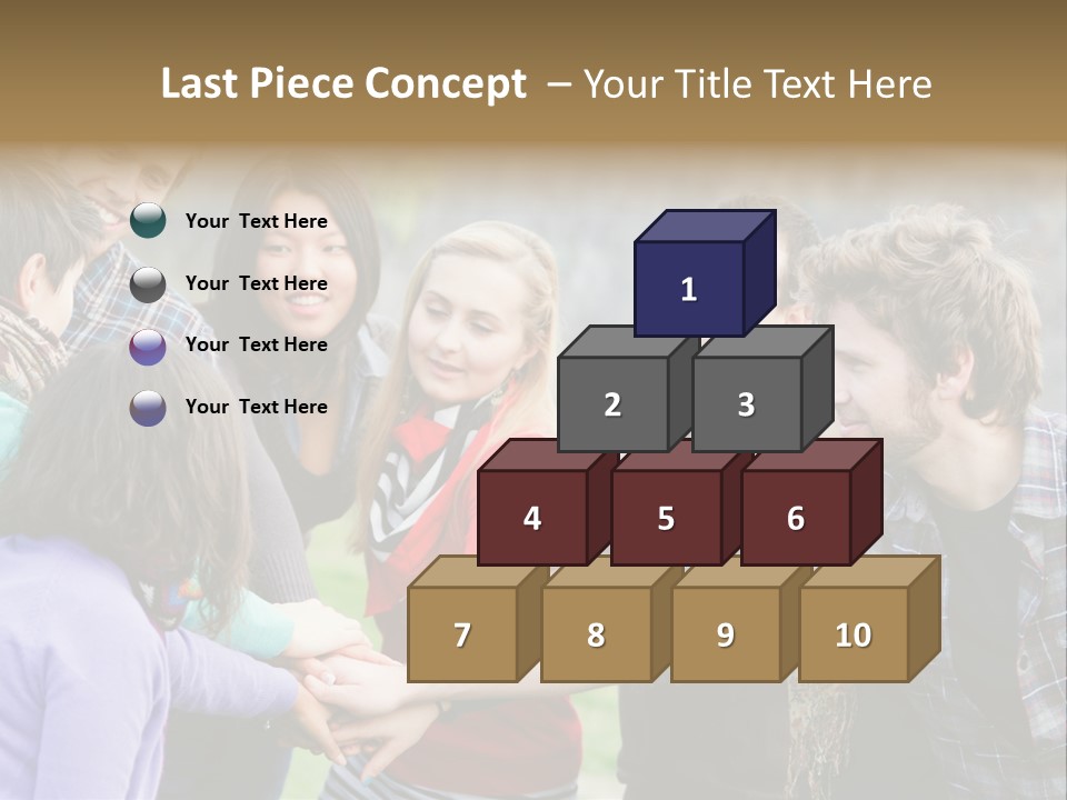 Partnership Enjoyment People PowerPoint Template