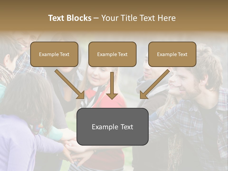 Partnership Enjoyment People PowerPoint Template