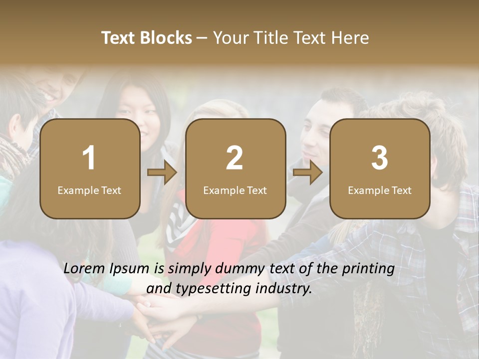 Partnership Enjoyment People PowerPoint Template