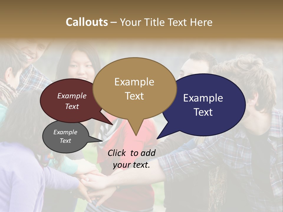 Partnership Enjoyment People PowerPoint Template