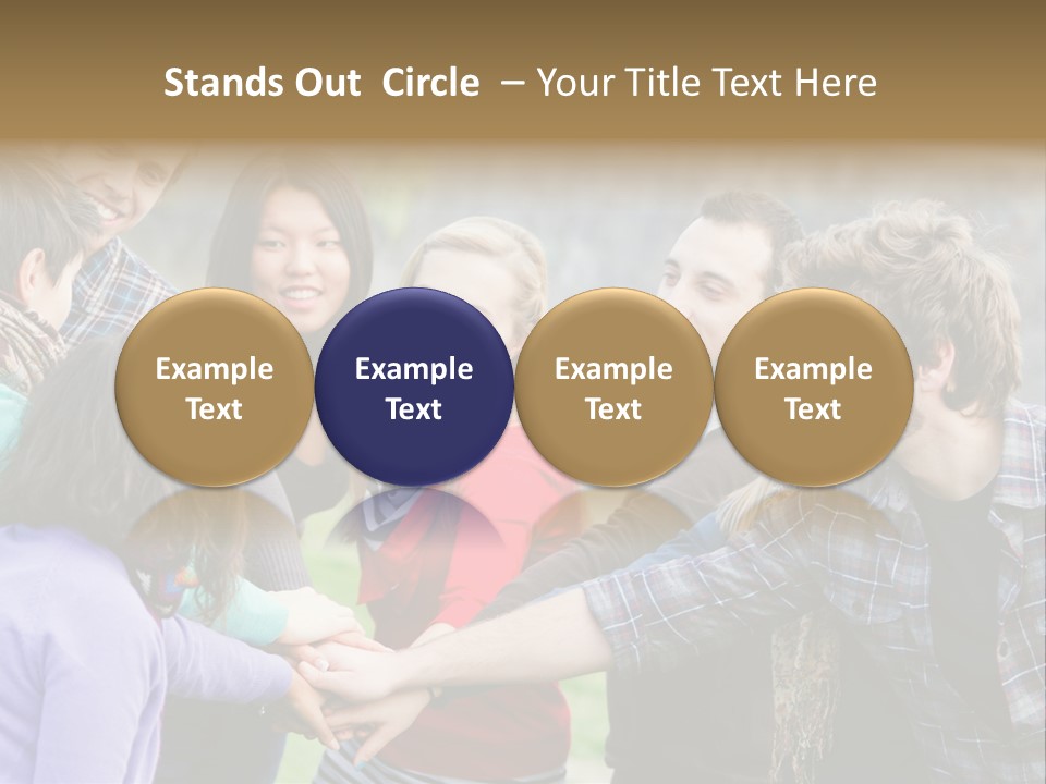 Partnership Enjoyment People PowerPoint Template