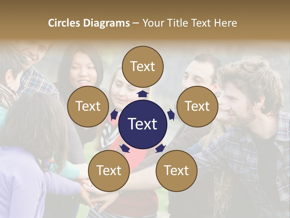 Partnership Enjoyment People PowerPoint Template