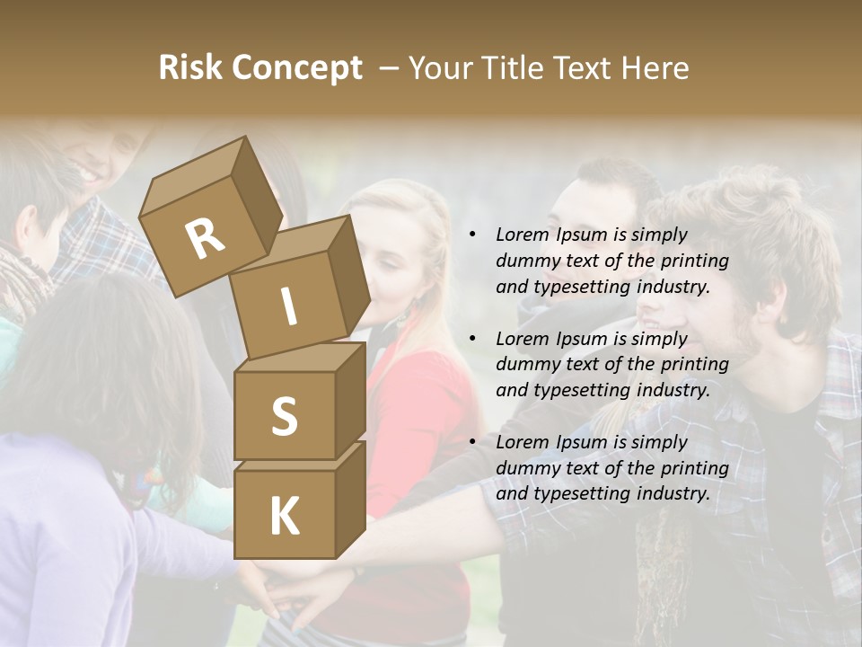 Partnership Enjoyment People PowerPoint Template