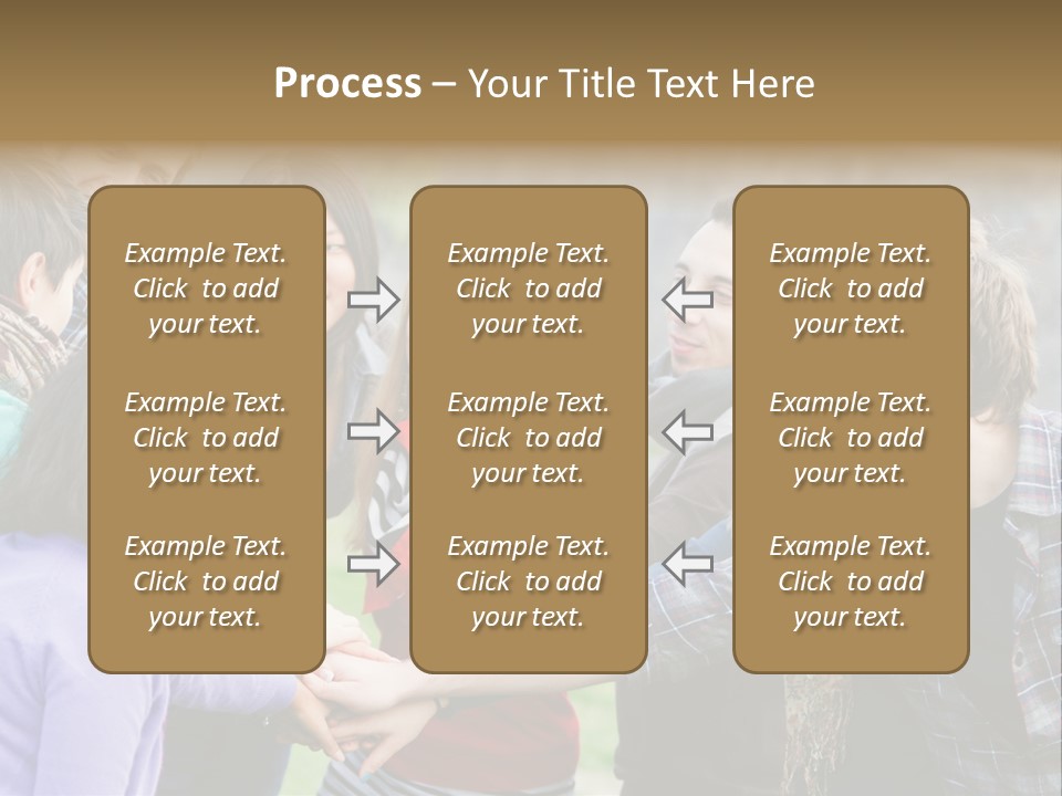Partnership Enjoyment People PowerPoint Template