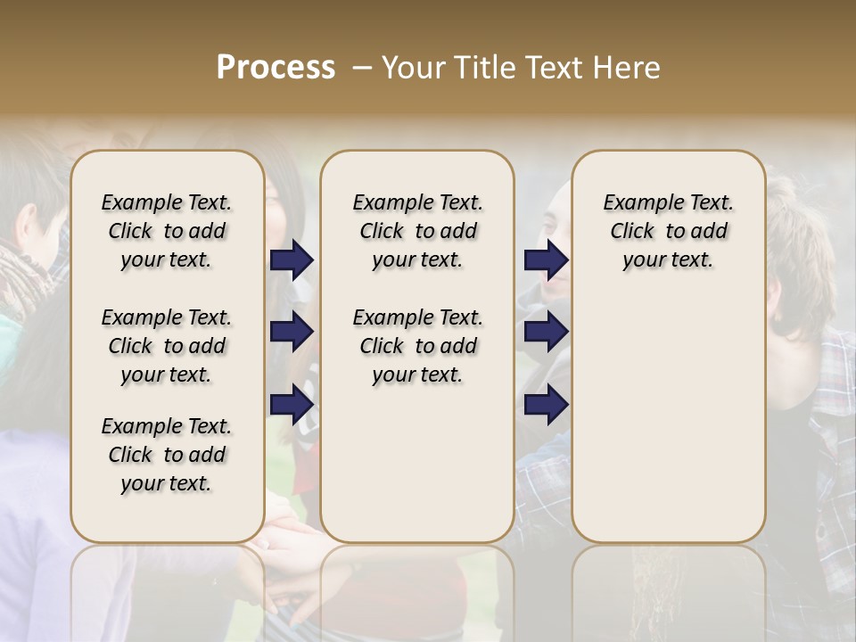 Partnership Enjoyment People PowerPoint Template