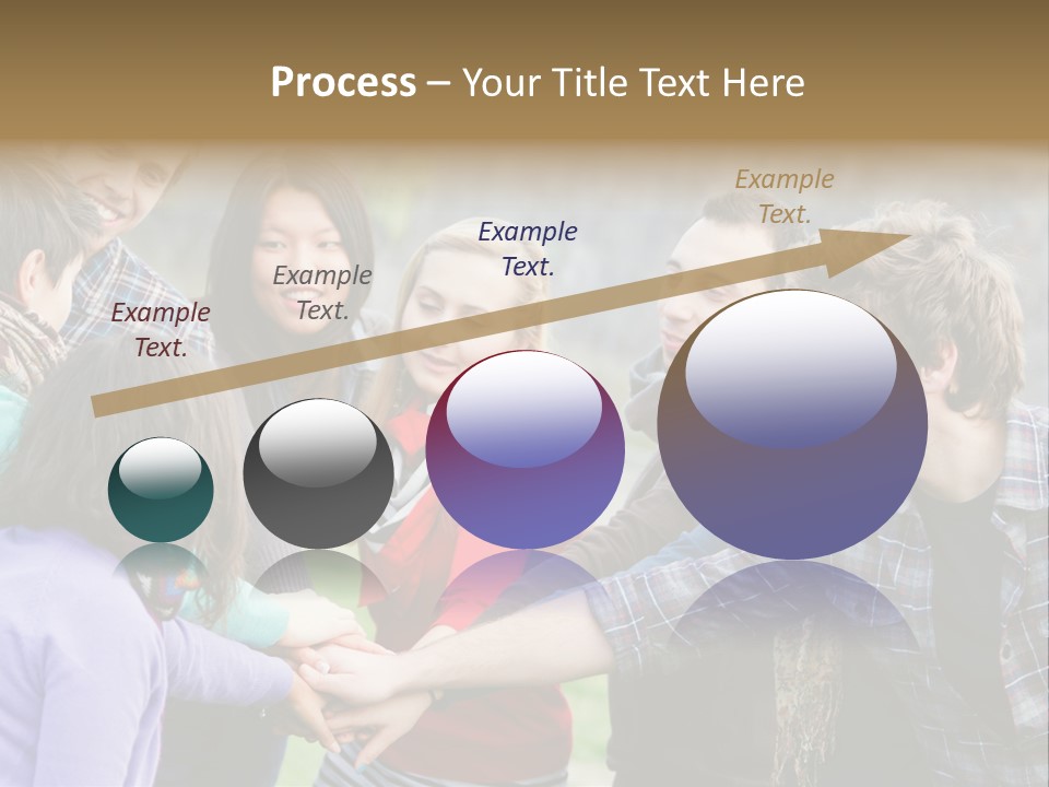 Partnership Enjoyment People PowerPoint Template