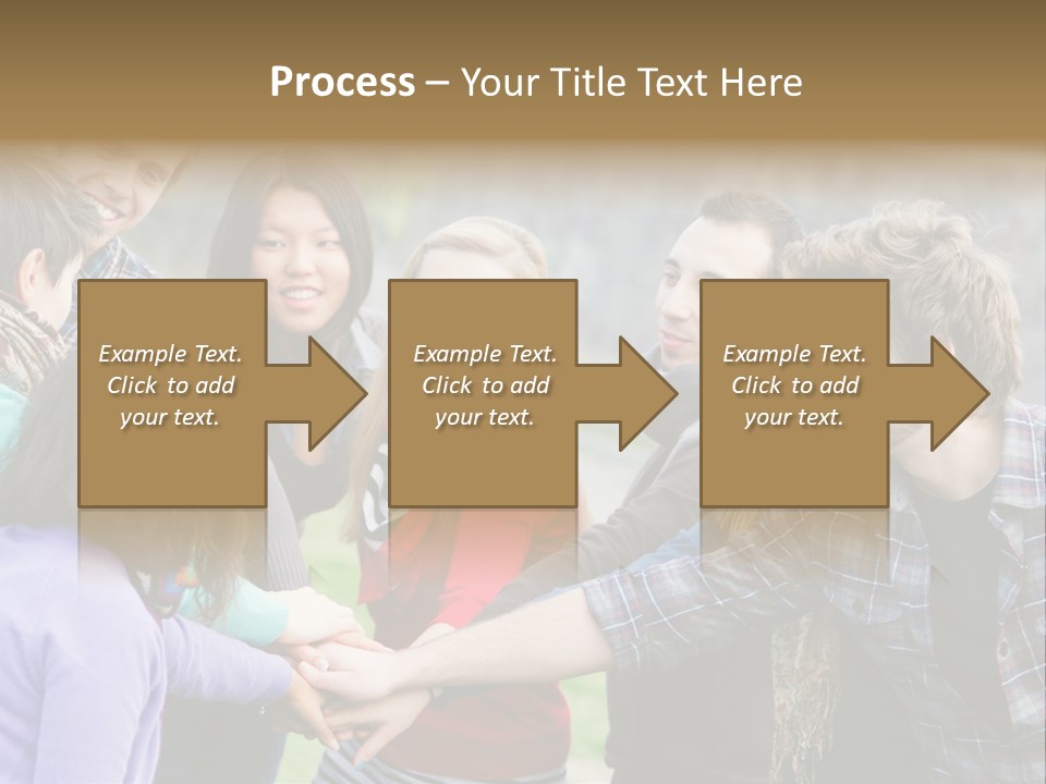 Partnership Enjoyment People PowerPoint Template